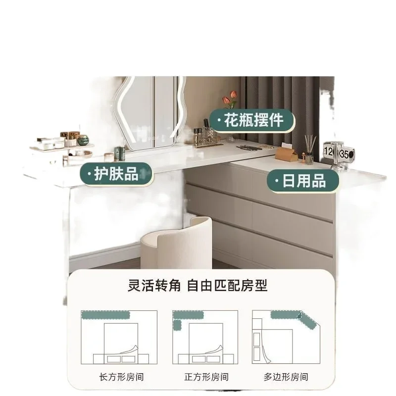 Dresser, chest and cabinet integrated, household, modern and simple, advanced dressing table