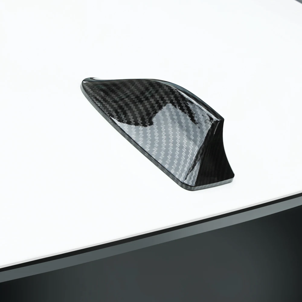 Carbon Fiber Car Shark Fin Antena Antena de Sinal Antena para Porsche, Cayenne, Macan, Macan, S, Panamera, Cayman, Carrera