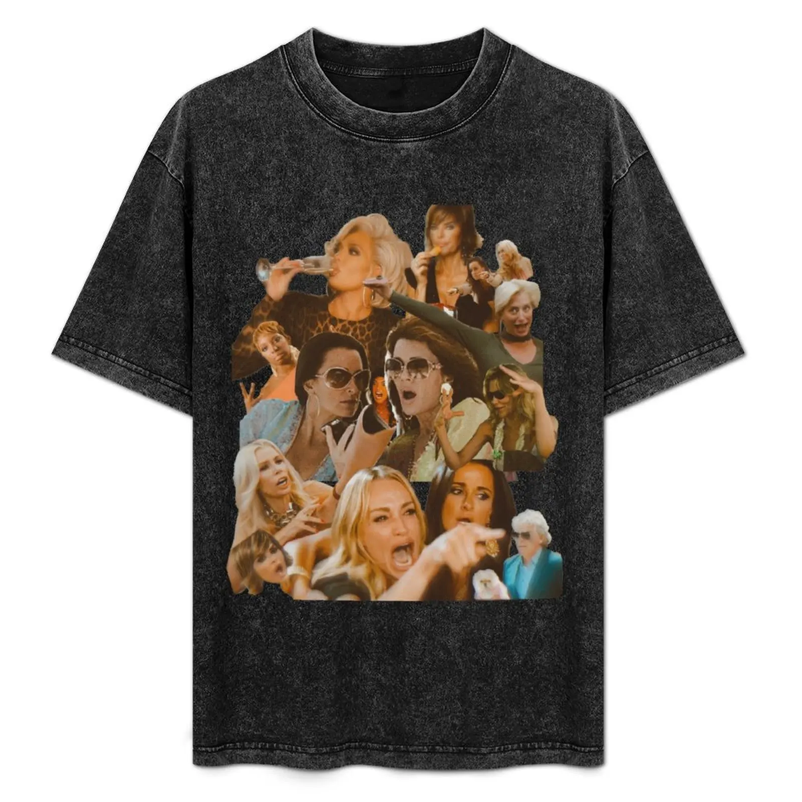 

REAL HOUSEWIVES COLLAGE T-Shirt Fashion Graphic Tee for Men