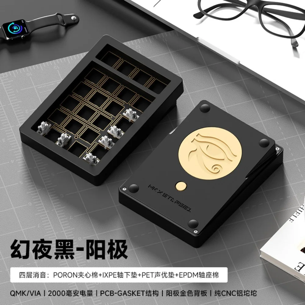 Weikav STARS21 Aluminum Alloy Mechanical Keyboard Tri-Mode Wireless Hot-Swap Mini Keypad Long Battery Life PC Office Accessories