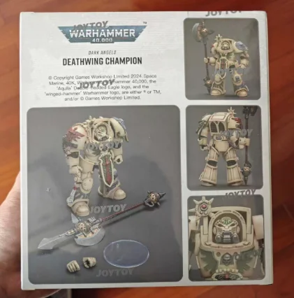 

В наличии Оригинальная фигурка JOYTOY Warhammer 40K Dark Angels Deathwing Championship 1/18, модель, подарок, игрушка