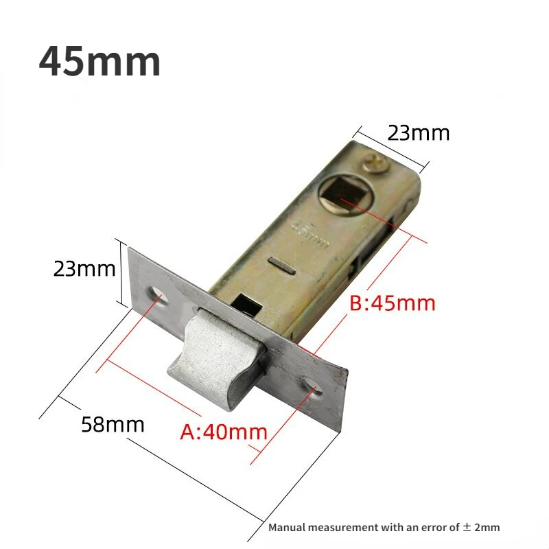 New Bathroom Single Tongue Lock Core Hardware Lock Accessories