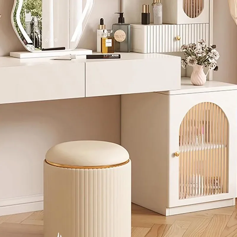 Tocador moderno De lujo para niñas, mueble multifuncional De estilo nórdico para dormitorio, cajón De almacenamiento