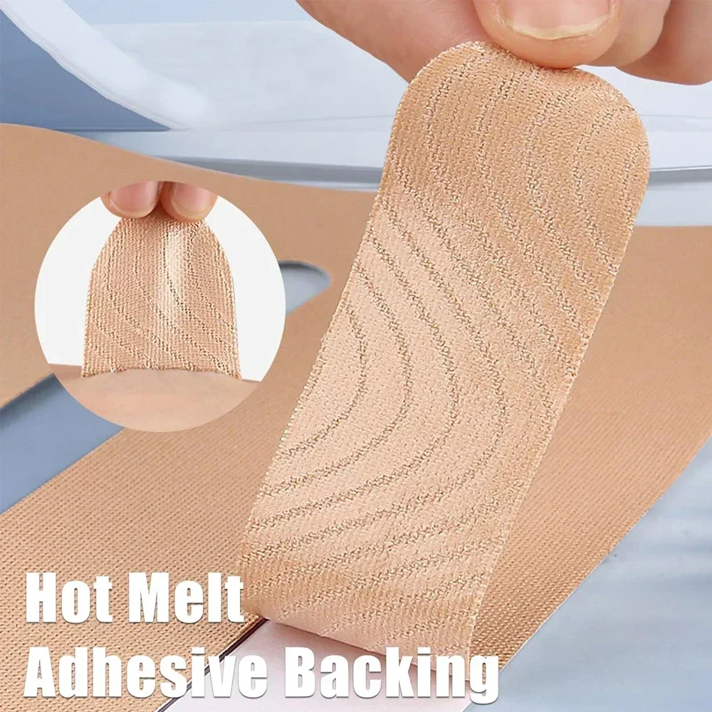 Kinesiology Tape,Muscle Support Adhesive Elastic Athletic Sports Tape Therapy Recovery for Knee,Shoulder,Ankle,Joint Pain Relief