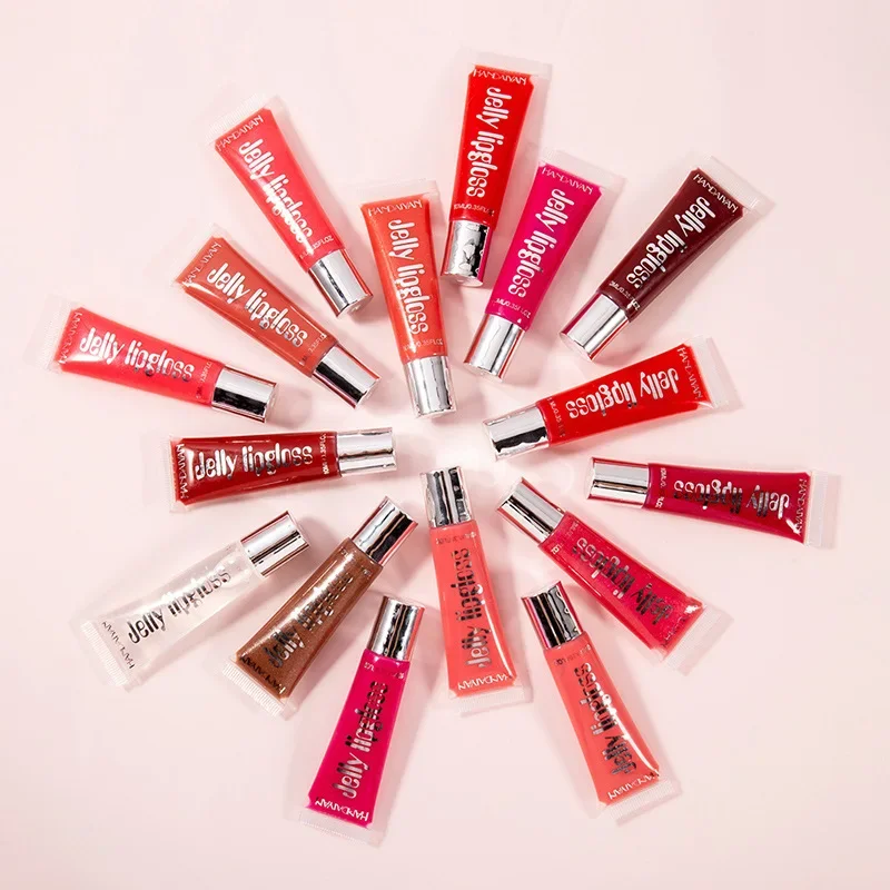 Gelatina Lip Gloss batom hidratante, óleo de preenchimento, antiaderente, duradouro, primer reparador, bálsamo labial, óleo de lábios sexy, cosméticos cuidados