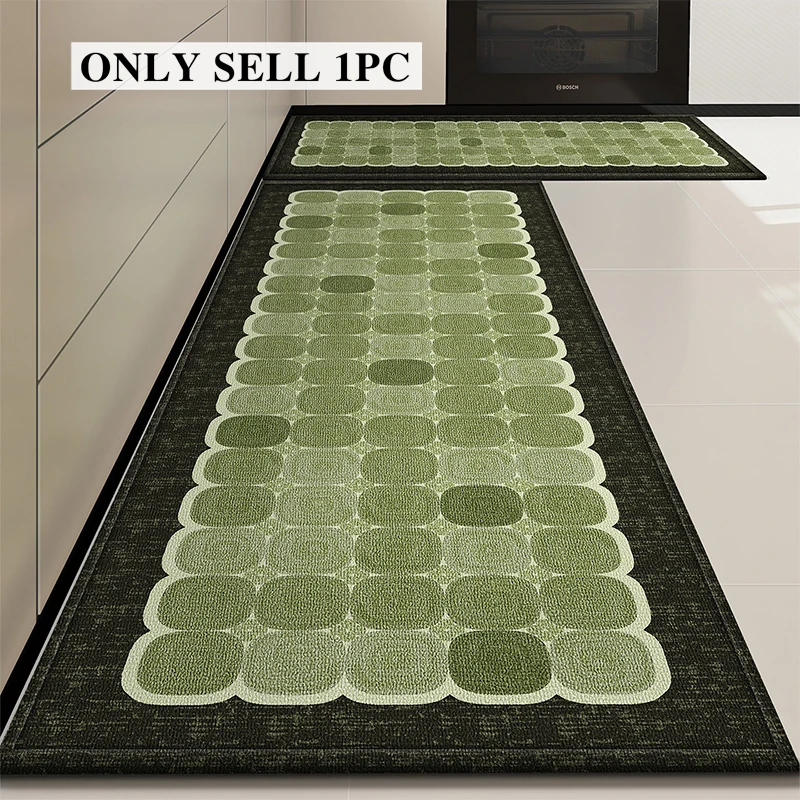 Kitchen Floor Mat Anti-slip Stain-resistant Carpet Long Carpets Modern Minimalist Style Rug Home Decor Rugs Alfombras De Cocina
