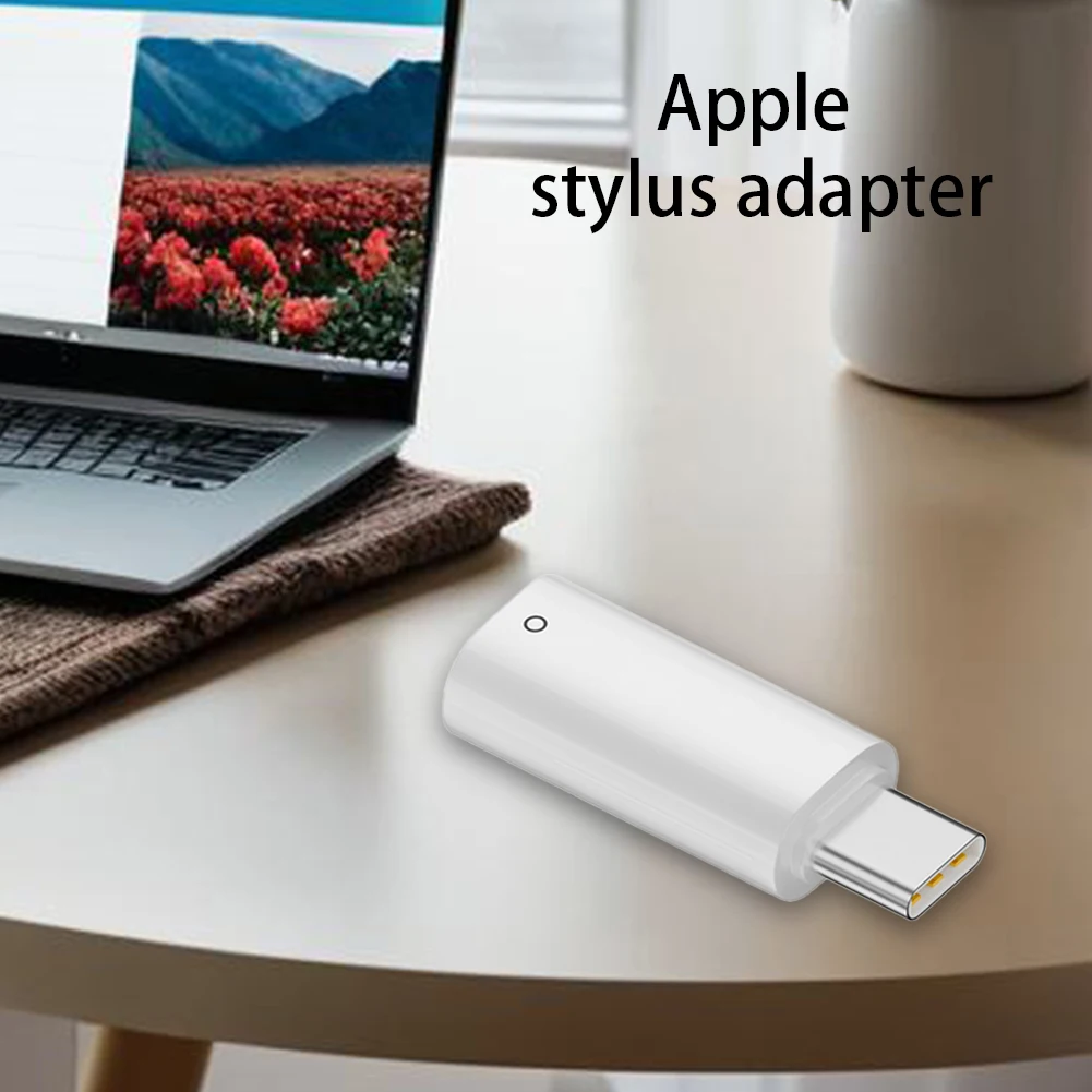 Ligting To Type-C Connecter Adapter for Pencil 1 Bluetooth-Compatible Ligting To Type C Charging Adapter for IPad10