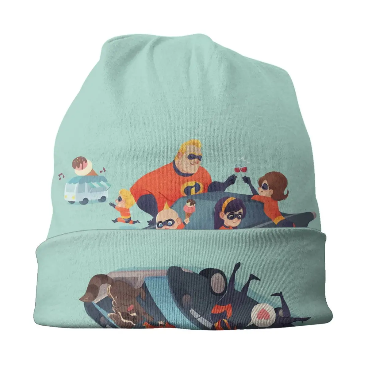 مخصص الخارقون Skullies Beanies قبعات الشارع الشهير شتاء دافئ النساء الرجال متماسكة قبعة الكبار للجنسين خارقة فيلم بونيه القبعات