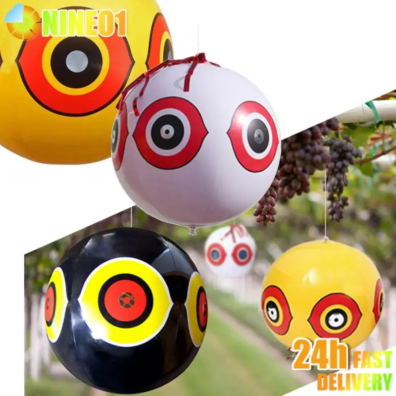 Bird Repellent Farm Orchard PVC Inflatable Eye Ball Modeling Design Anti-bird Balloon Garden Bird Repellent Pest Control Product