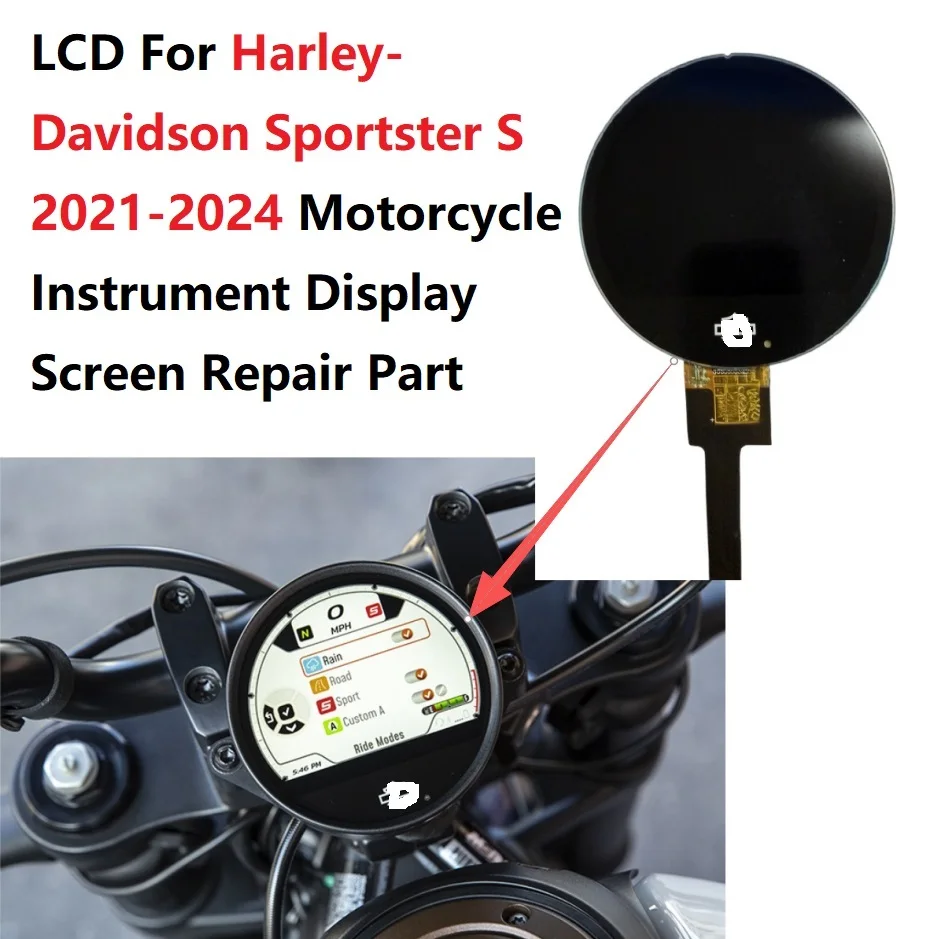 LCD For Harley-Davidson Sportster S 2021-2024 Motorcycle Instrument Display Screen Repair Part