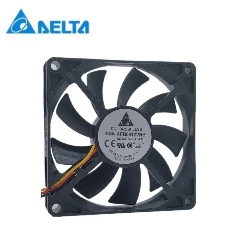 

Для delta AFB0812VHB DC12V 0,30a 8015 8 см 80*80*15 мм корпус процессор контроль температуры охлаждающий вентилятор