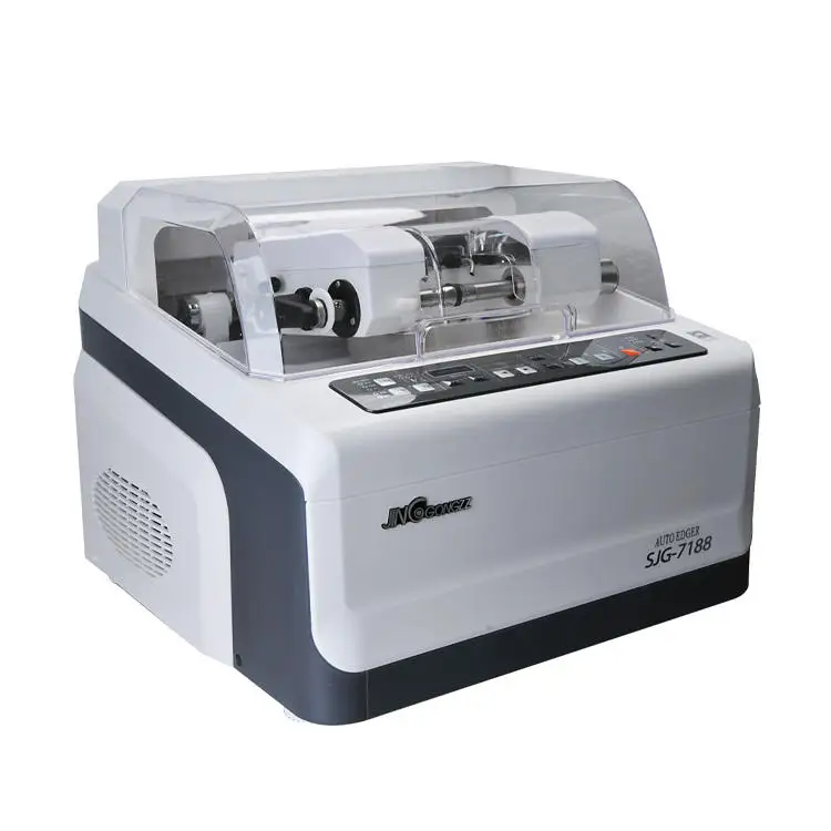 Optical Machine Auto Lens Edger Grinder Cutter Glass Polishing Beveler for PC CR GC Glasses Optical Automatic Cutting Machine
