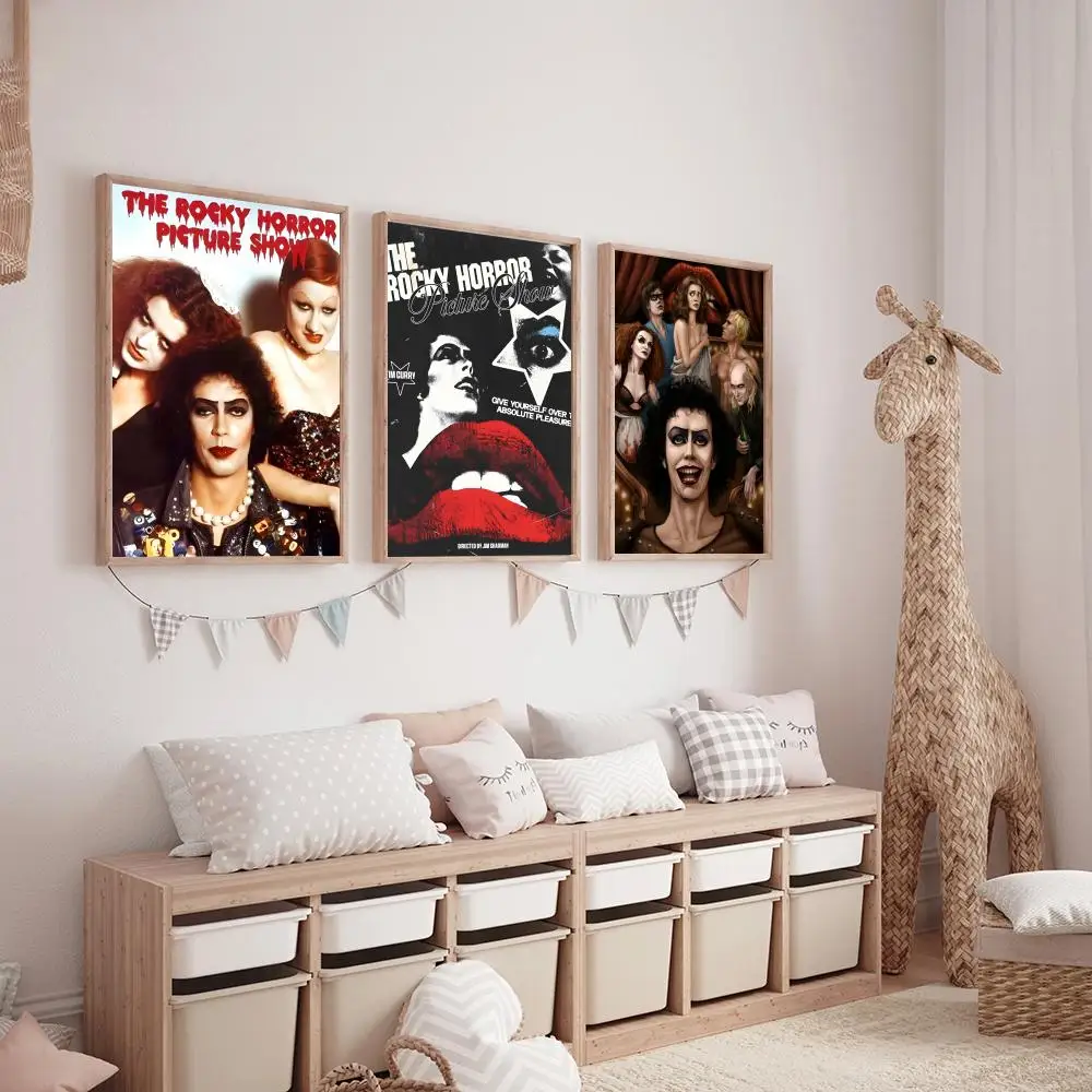 عرض صور روكي الرعب لوحة الفيلم الخط HD قماش المشارك غرفة المعيشة غرفة نوم بار الديكور الجمالي