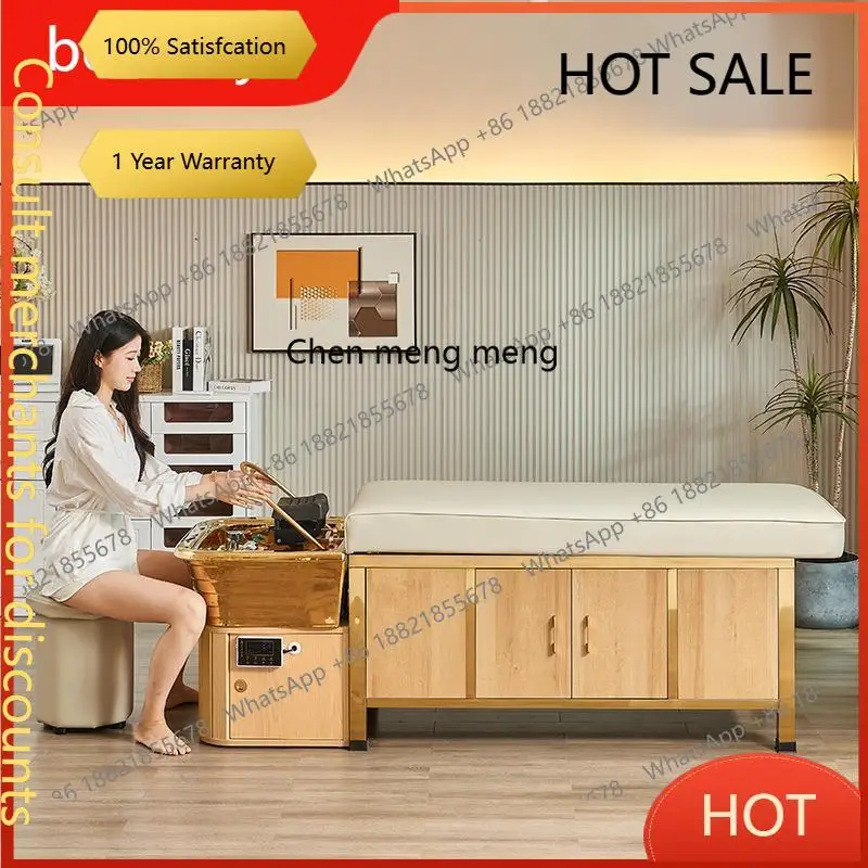 D5556 Hair treatment shampoo bed with water heater integrated fumigation whole body massage ear beauty salon barber shop special