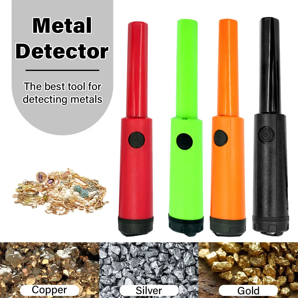 Portable Metal Detector TC-116 Fully waterproof Adjustable LED light Handheld Detector Precise location Search for gold metal