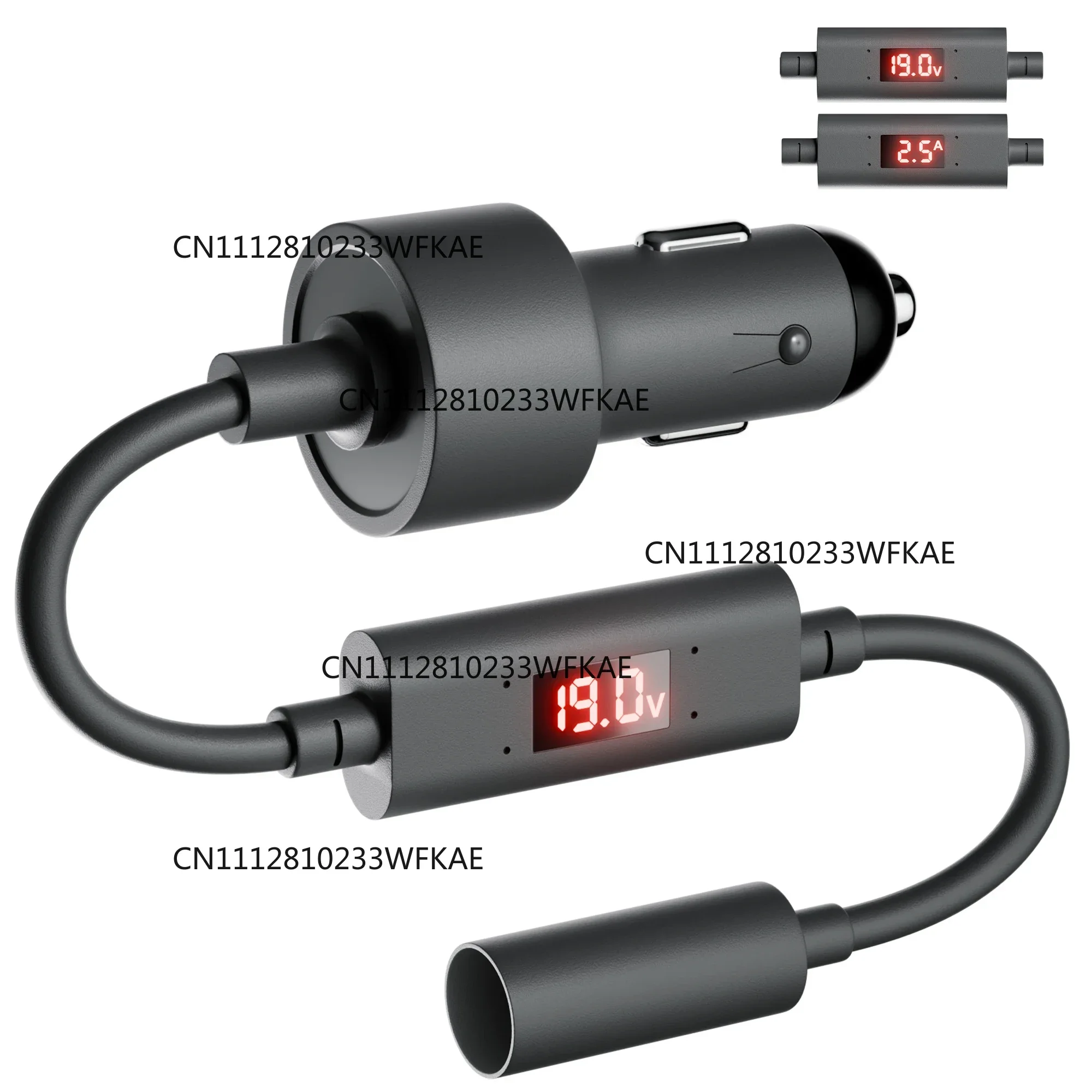 Starlink Mini Car Adapter with Step Up Booster and Real Time Voltage Current Monitor DC Female Plug 12V-24V Power Converter