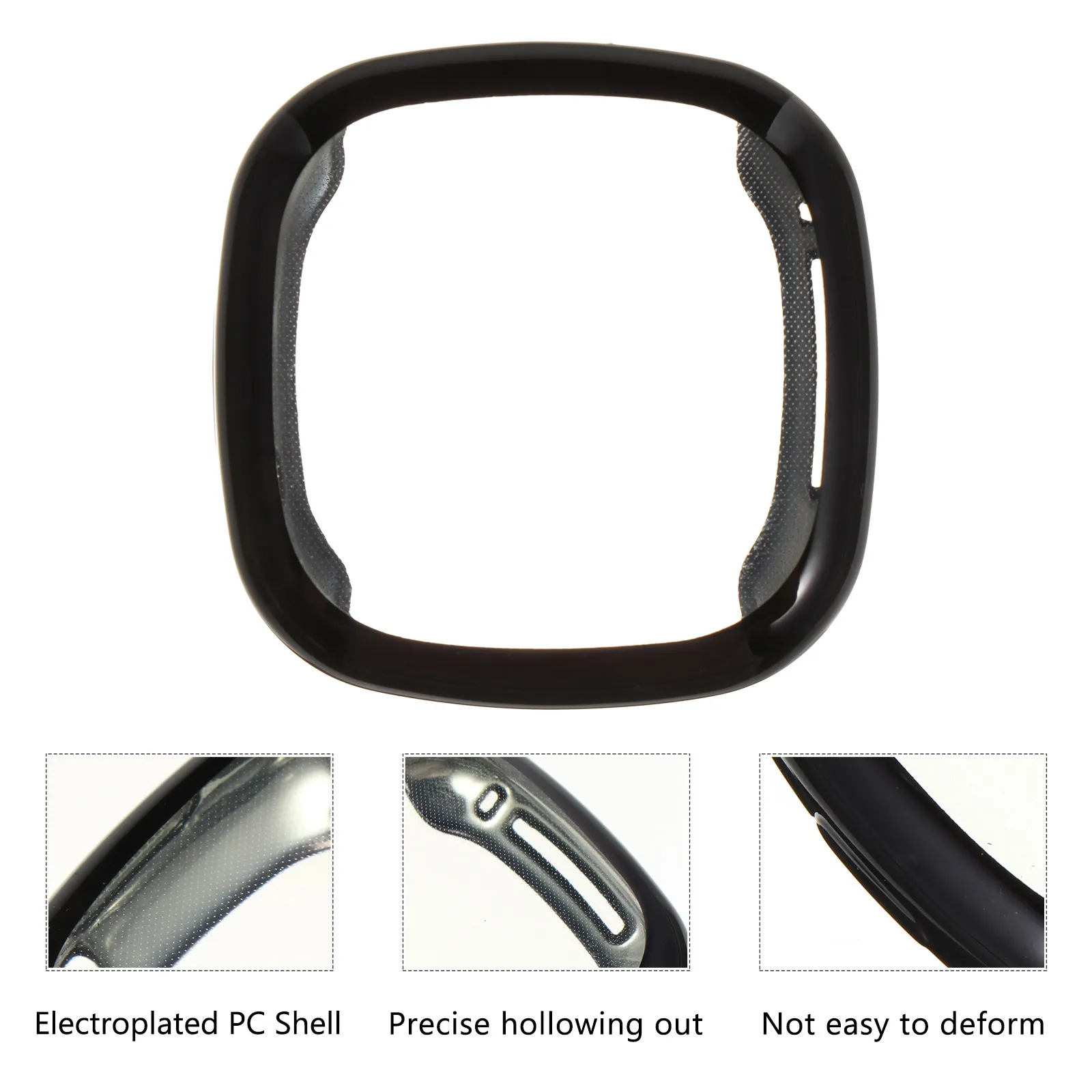 

1 шт. защитный чехол для часов с гальваническим покрытием для 3 Sense, точная резка, полное покрытие, защита от царапин, декоративный