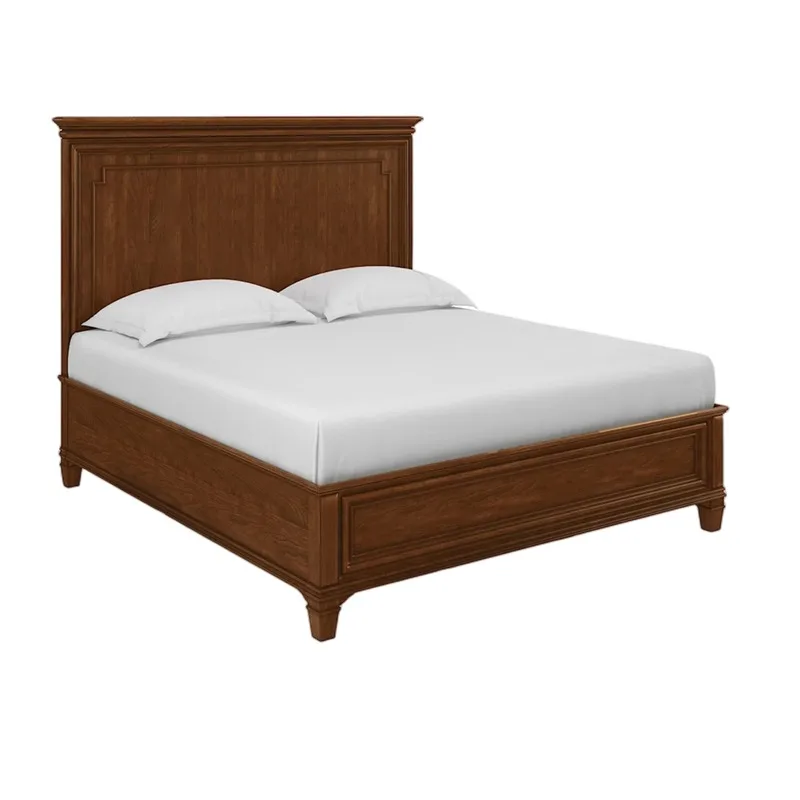 

Solid wood 1.8m double bed high PC and console game bed simple French bedroom retro oak 1.5m single bed