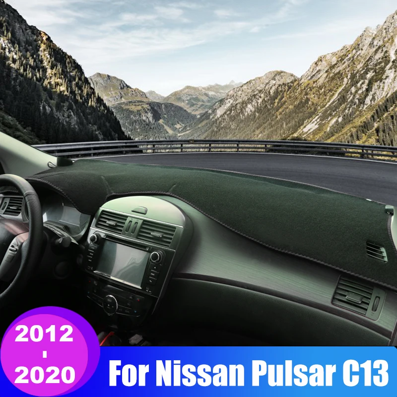 

Для Nissan Tiida C12 2012-2015 2016 2017 2018 2019 2020 2021, крышка приборной панели автомобиля, избегайте световых накладок, анти-УФ-защитные ковры, аксессуары