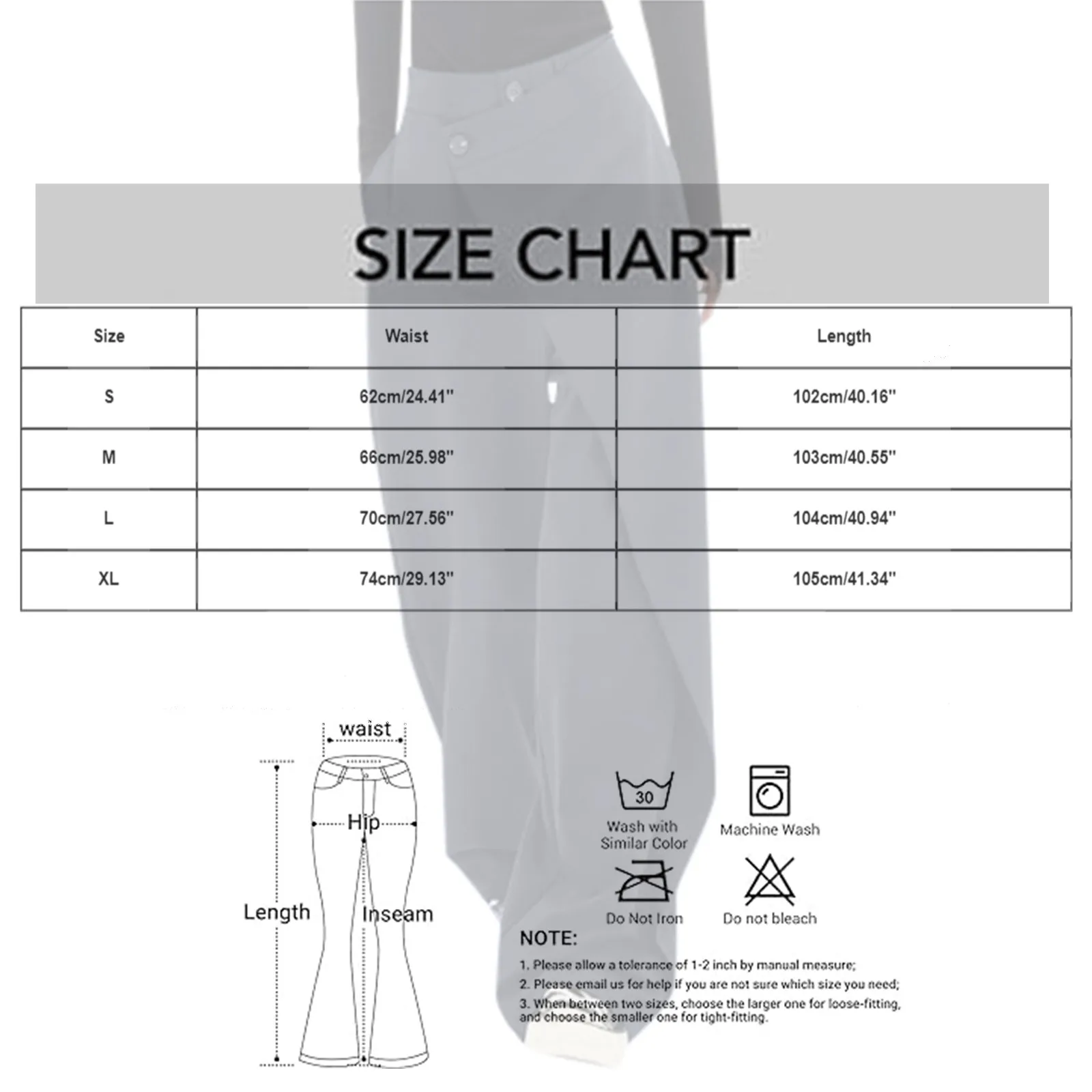 Simple Commuter Suit Pants For Women 2024 New Fashion Irregular Splicing Design Straight Wide Leg Pants Solid Colour Loose Pants