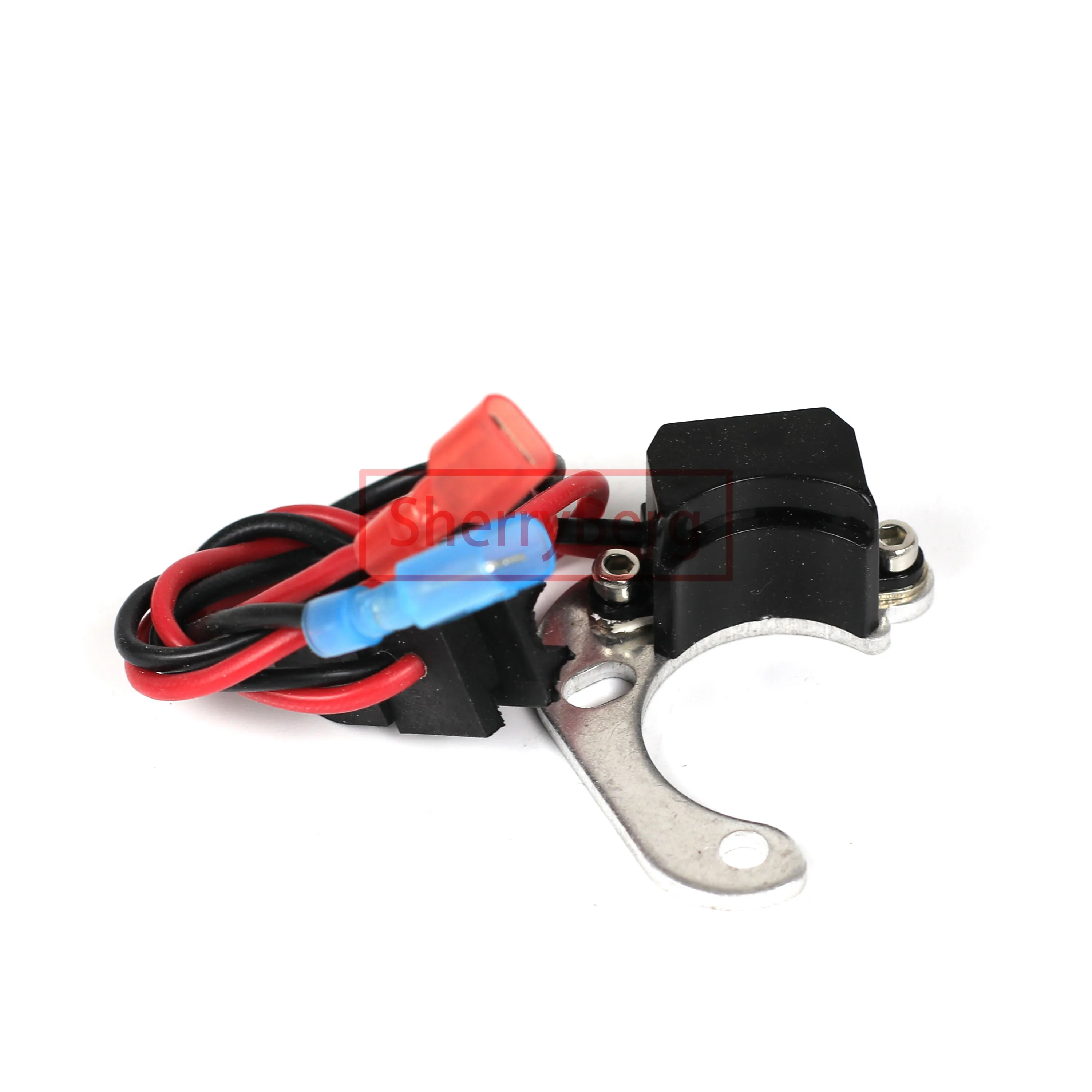 SherryBerg Electronic Ignition Kit FOR Lucas 22D6 23D6 25D6 Distributor with Powermax Red Rotor Arm Electrical Kit