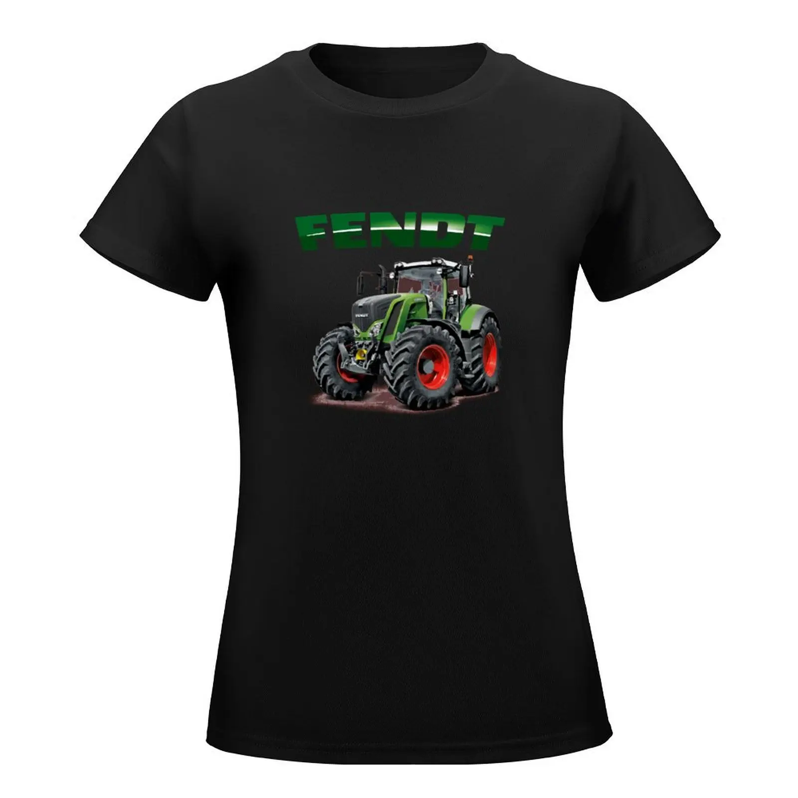 Fendt German Tractors T-Shirt tops animal print shirt for girls oversized aesthetic clothes Women's t-shirt