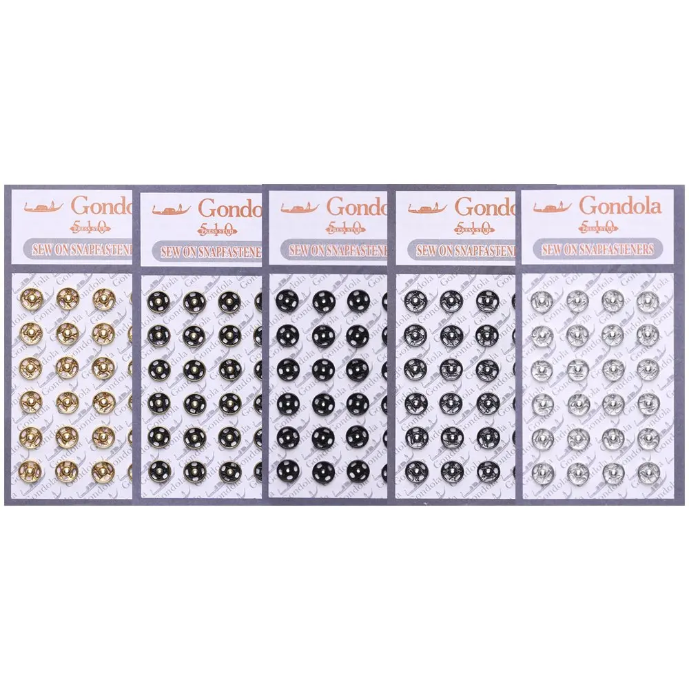 10/24 Pcs Mini Buttons For DIY Doll Clothes Tiny Metal Buckle Invisible Snap For 1/6 Doll Clothing Sewing Accessories 5mm