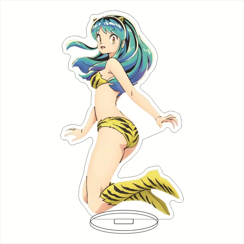 Anime Urusei Yatsura Acrylic Stand Model Figures Moroboshi Ataru miyake shinobu Cosplay Desk Display Decor Collection Prop Gifts