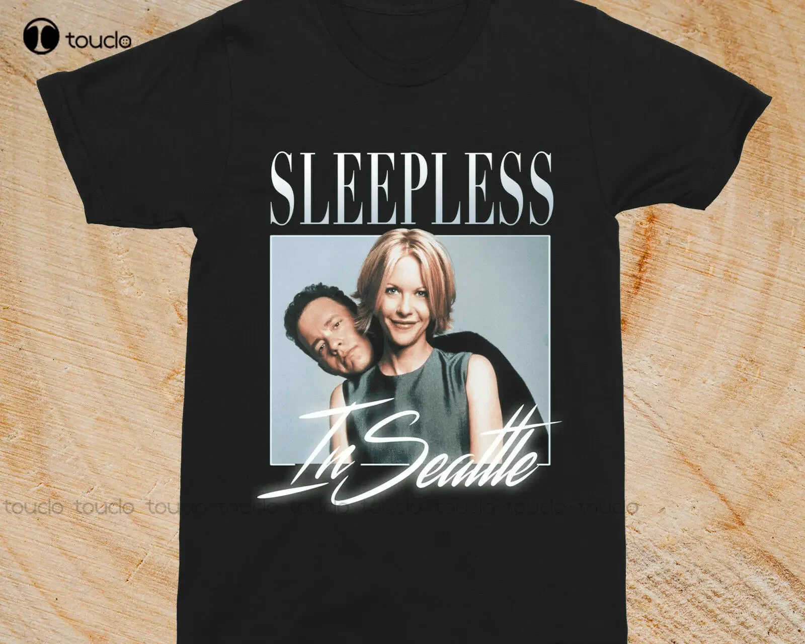 Винтажная рубашка без бретелек из фильма Сиэтл 90-х годов с круглым вырезом, футболка на заказ для взрослых и подростков, унисекс, футболка с цифровой печатью Xs-5Xl