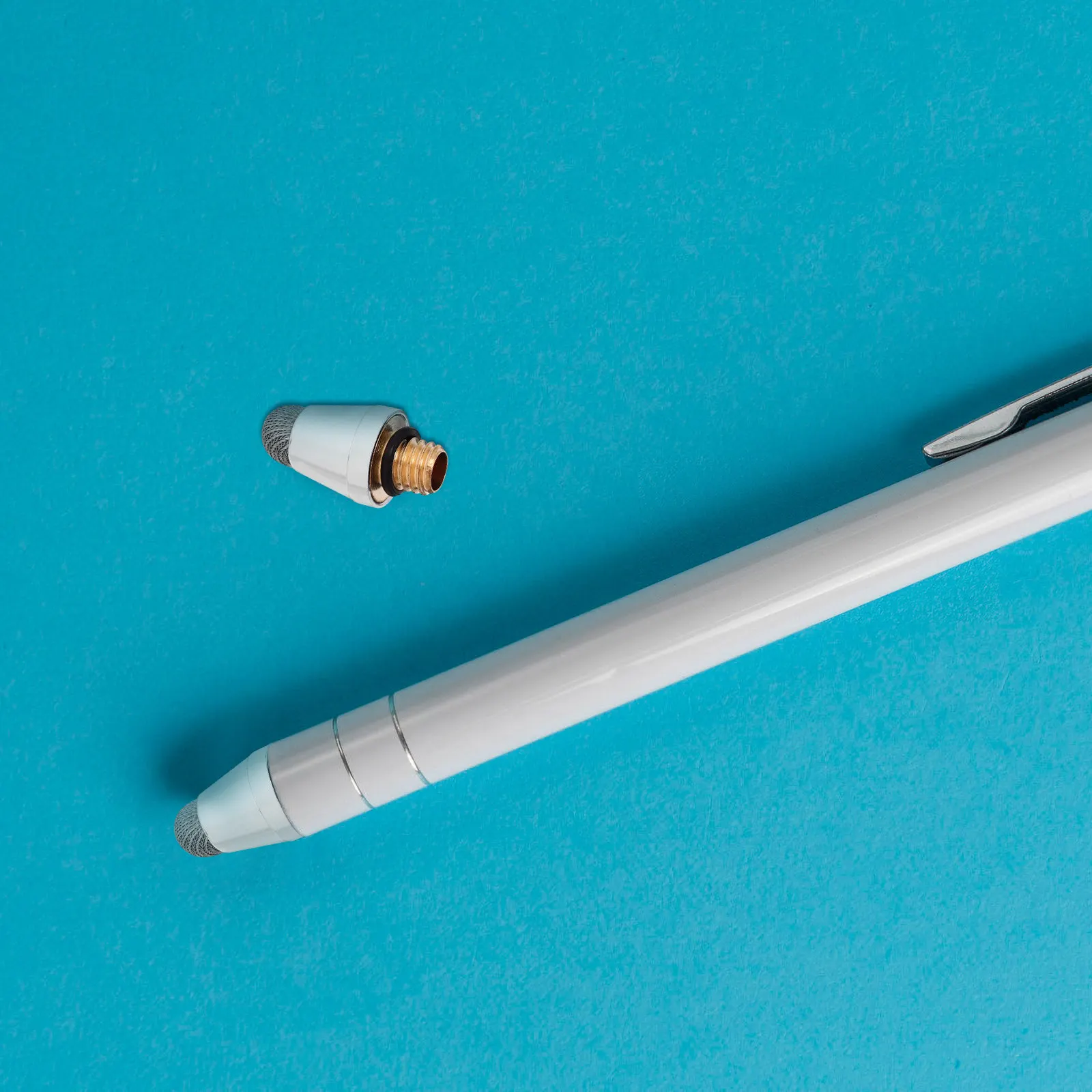 

4Pcs Capacitive Pen Tips External Thread Mesh Fabric Stylus Replacement for Accurate Drawing Writing Touchscreen Nibs