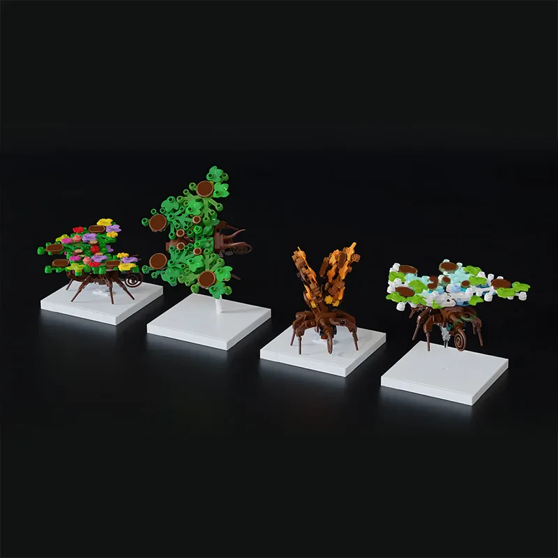 Buildmoc Creative Animals Insect Butterfly Ideas MOC Set Building Blocks Kits Toys for Children Kids Gifts Toy 470PCS Bricks