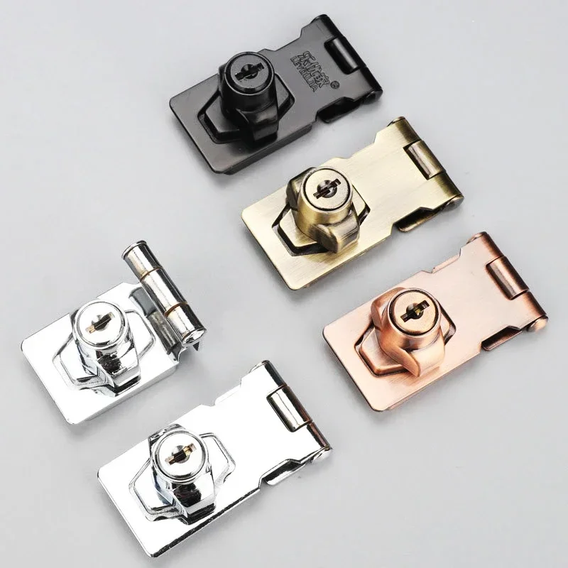 Zinc Alloy Drawer Lock Cabinet Door Lock Brand Anti-theft Shoe Cabinet Lock Household Hardware Accessories with Keys with Screws