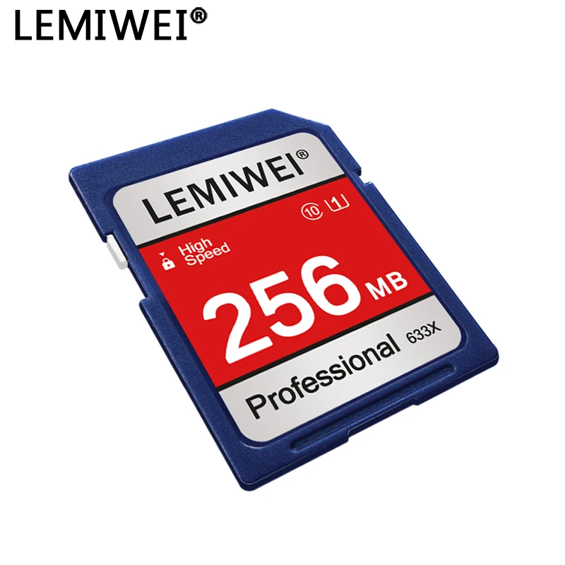 LEMIWEI High Speed SD Card 256MB 512MB 1GB 2GB Professional Camera Card 100% Real Capacity C10 U1 SD Memory Card