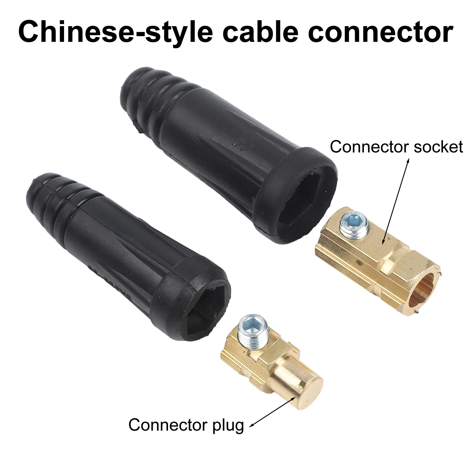 

Black Quick Fitting Connector DKJ35-50 Connector Easy Installation High-Temperature Resistant For DKJ35-50 Cables