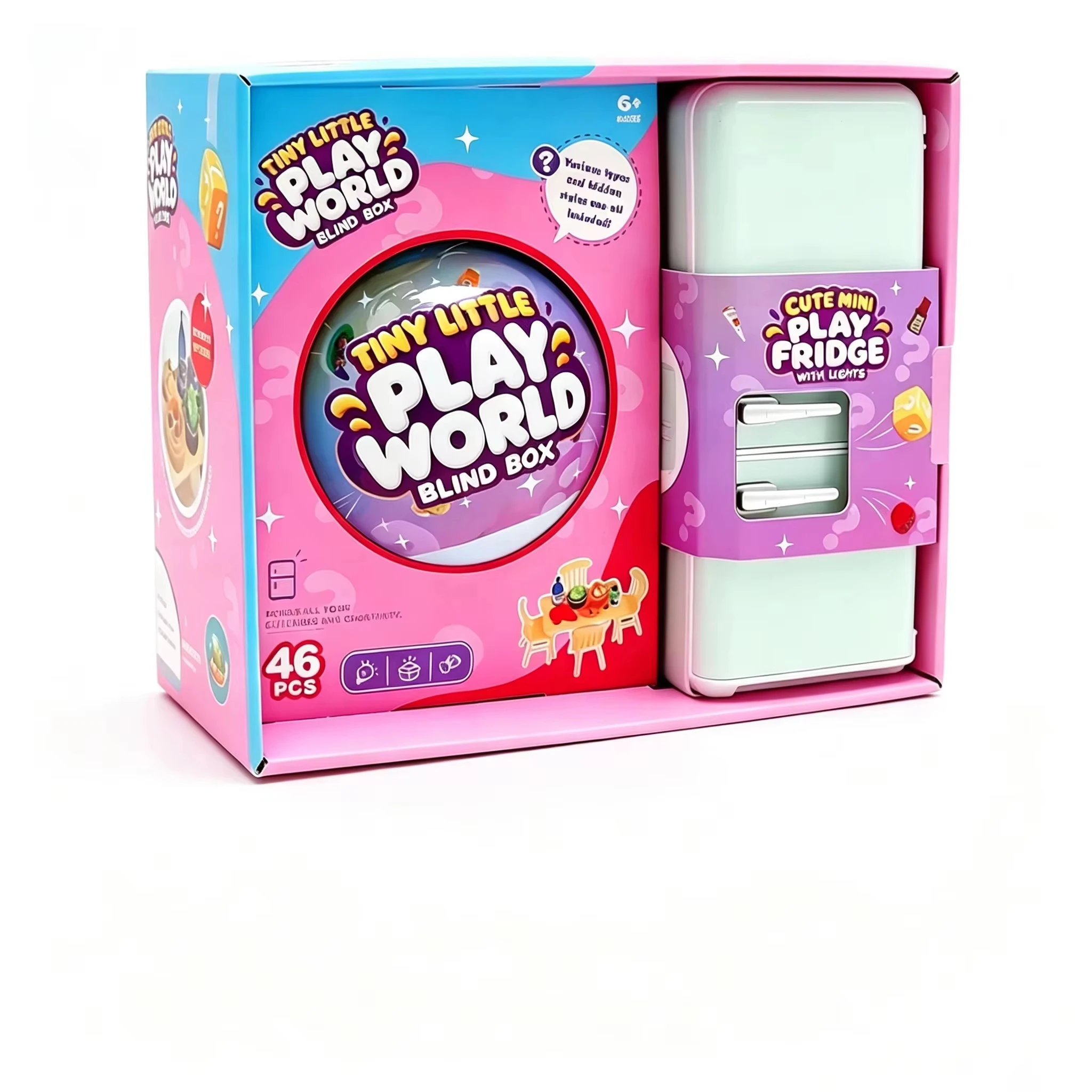 Mini-Set World Ball Series Kühlschrank-Deko Gaming-Haus Geburtstagsgeschenk Squishy Sammlerstück Überraschungsbox Dekorative Mini-Kühlschrank-Deko – Detail 15