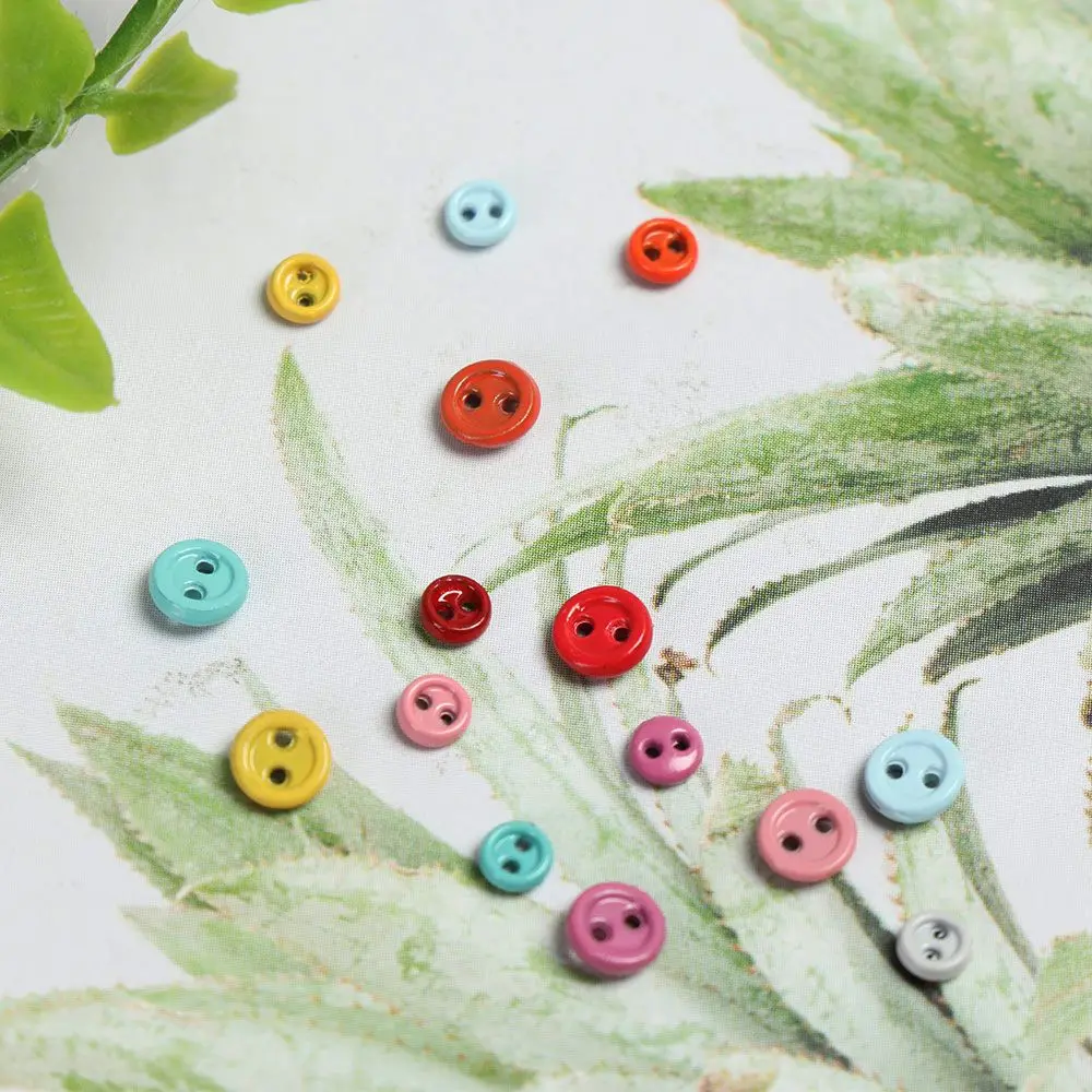 Boucles de vêtements multicolores, boutons métalliques, accessoires de couture, Mini boutons de poupée, boucle ronde, nouvelle collection 20/40 pièces