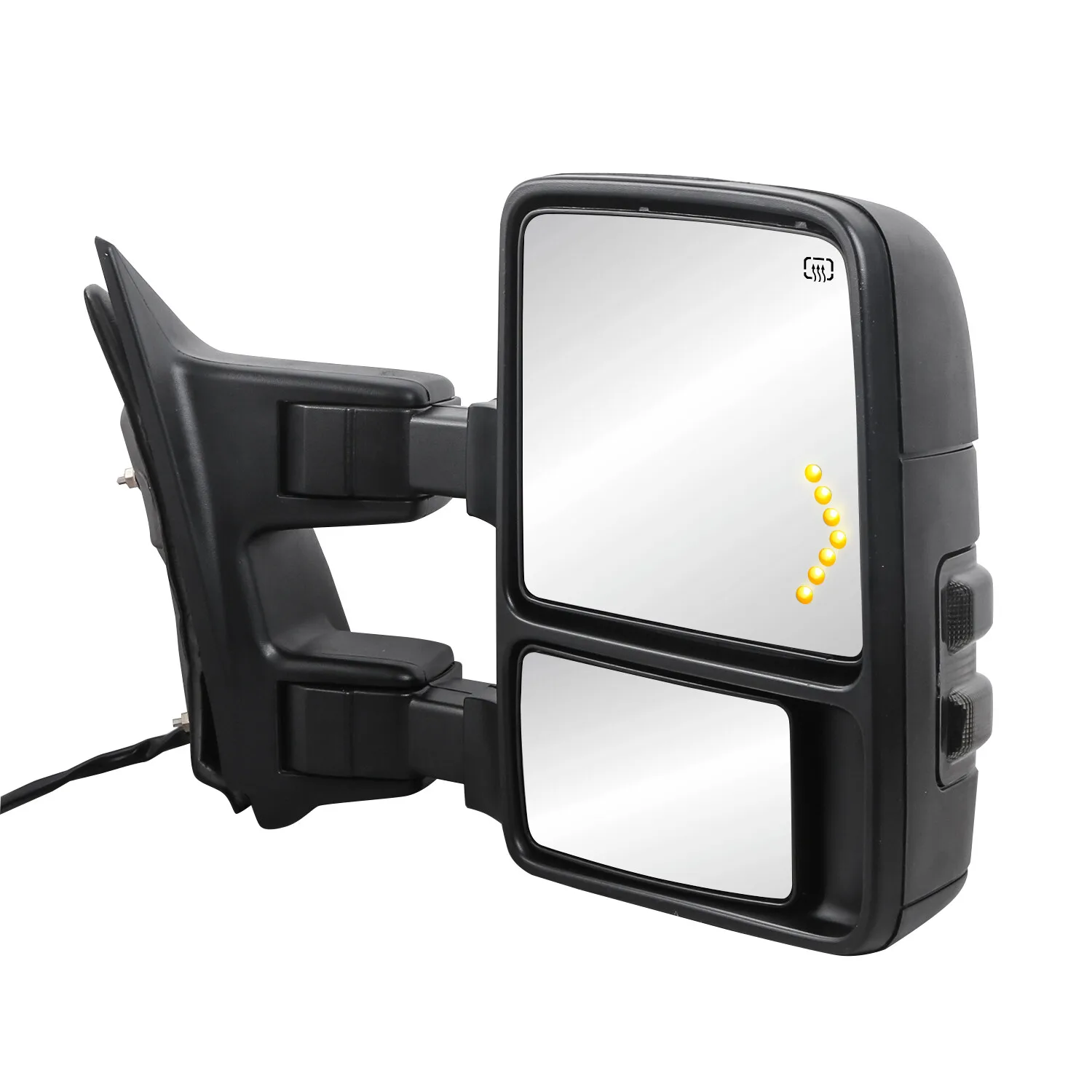 Pair Power Heated Tow Mirrors For 2008-2016 Ford F250 F350 F450 F550 Super Duty