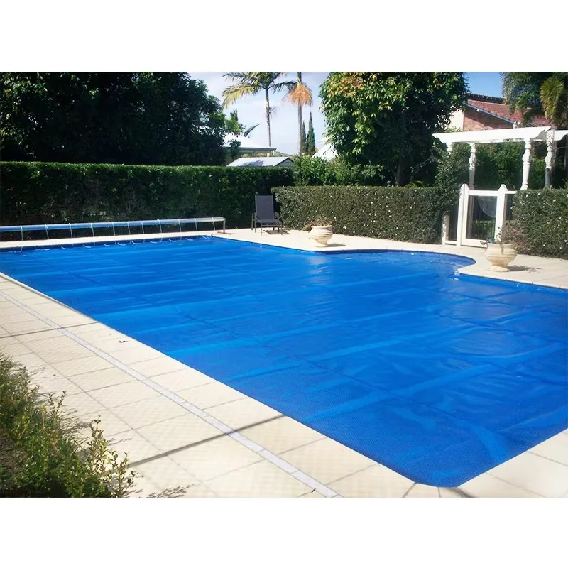 

Customized size Pvc waterproof tarpaulin dustproof swimming film insulating safety pool cover