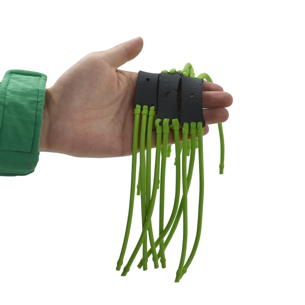 Spezielle Gummibänder für faltbare Schleudern, 1745-Jagd-Gummibänder mit drei Clips und professionelle Outdoor-Schieß-Gummibänder – Detail 8