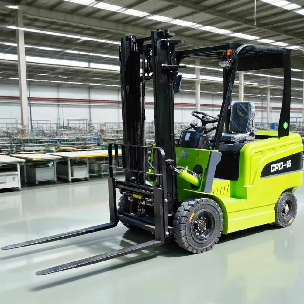 CE Certificate 5Ton Mini Electric Forklift With 3 Stage Frame Electric Forklift Truck