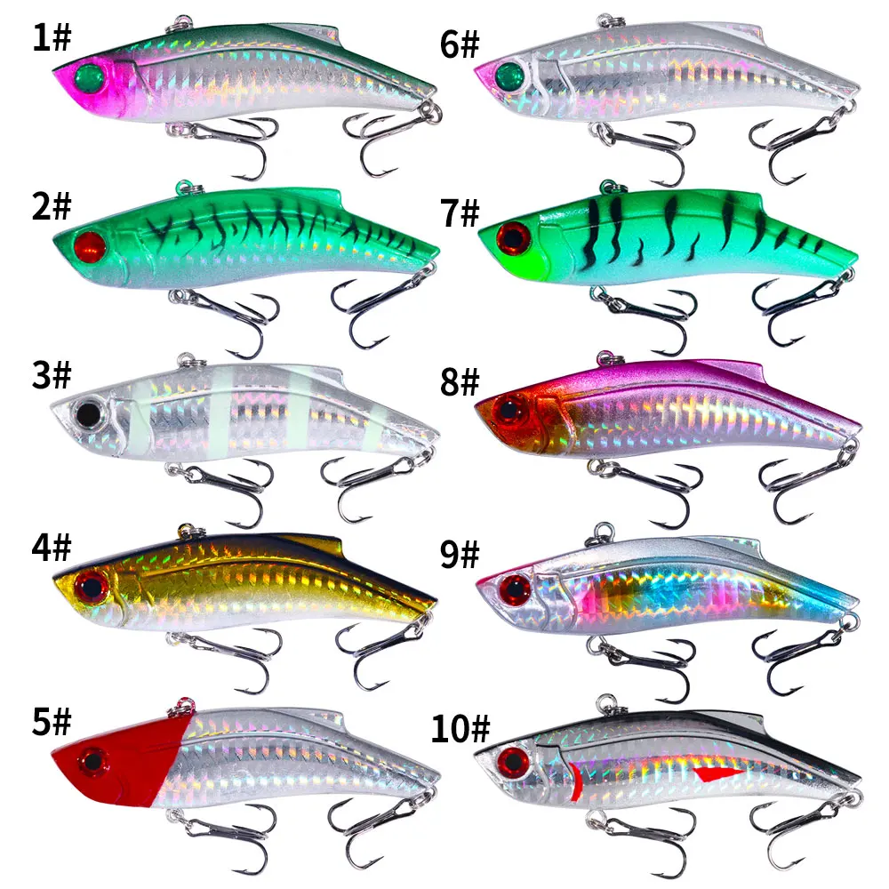 1pc 28g 9cm Fishing Baits Sinking VIB Lure Vibration Rattle Hook Fishing Lure Pesca Crankbait Baits Wobblers