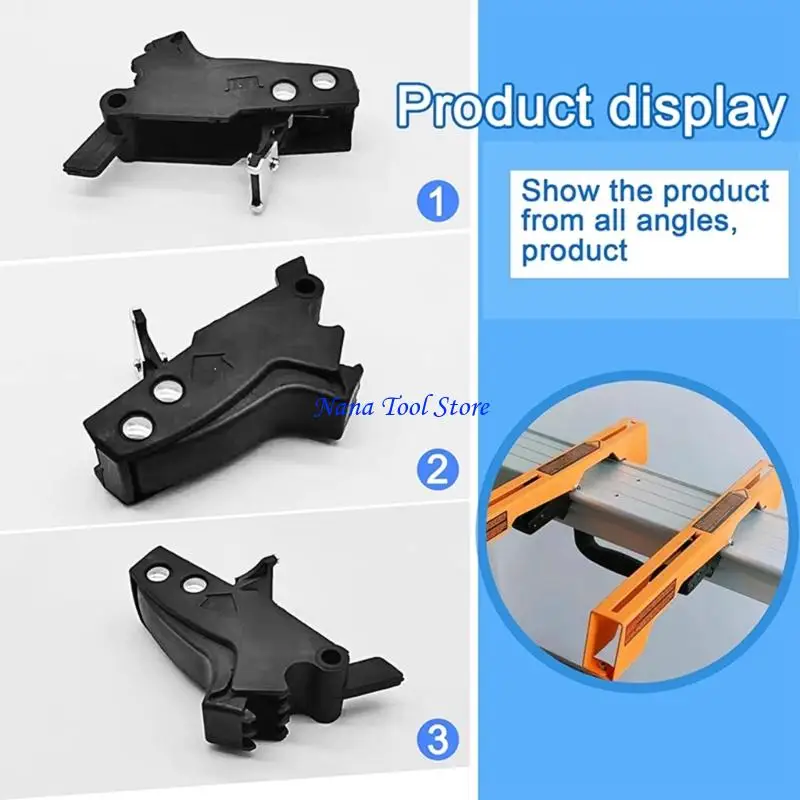 31GJ Replacement Clamps Clip Mount Stand for Miter Sawer Stands Wear Resistant Power Tool Accessories Set of 2