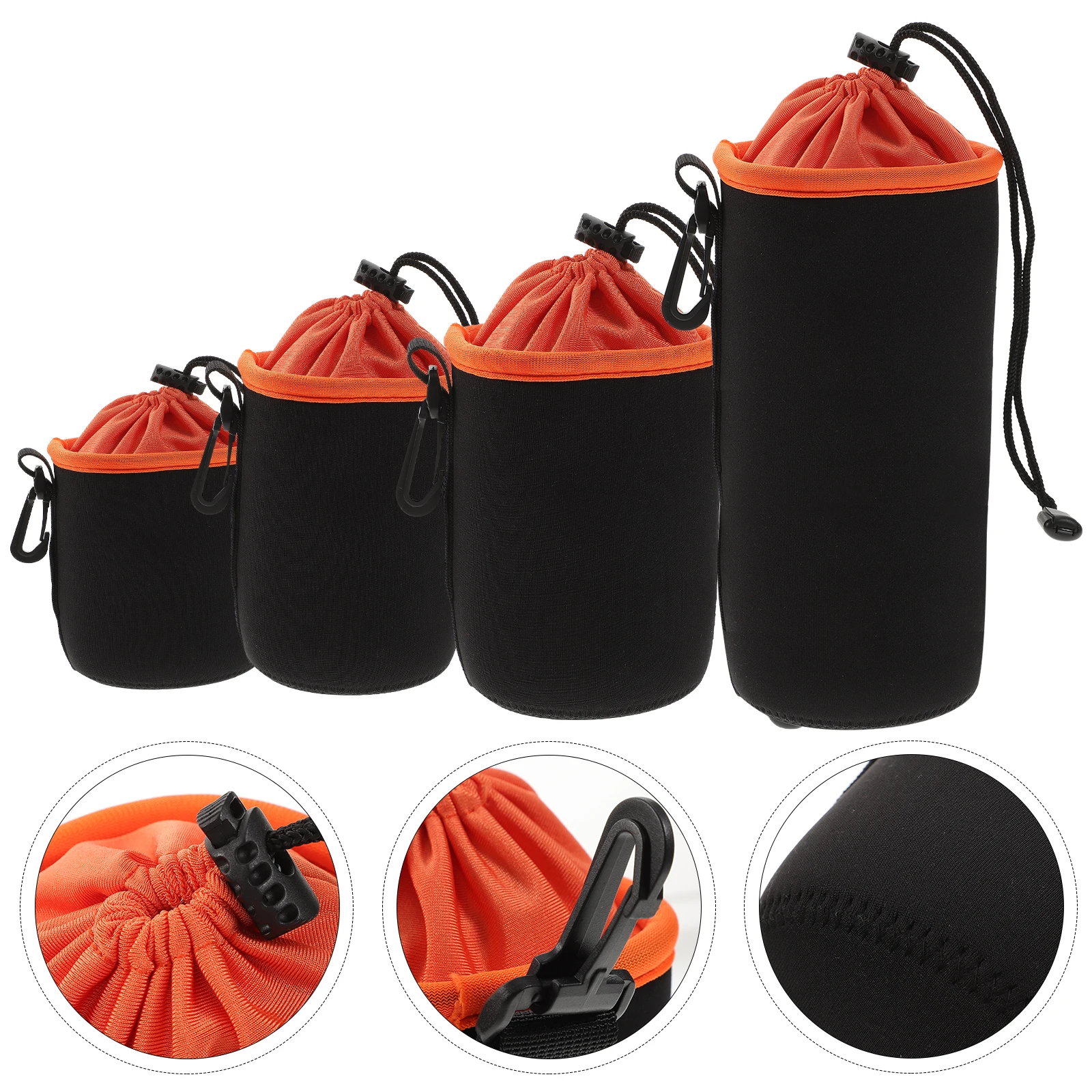 

Pouches Waterproof Camera Lens Bag Cases Outdoor Bags Protective Neoprene Travel