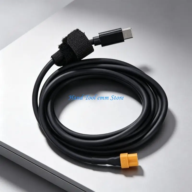 H37F XT30 Cable for Battery Packs, USB C to XT30 Female Connection Line for Battery Charging and Daily Charging Tasks