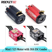 ROCKET-RC KIWAMI 30A ESC Mini1525 3500/4500/5500/6800KV Motor Sensored Brushless Combo for 1/28 1/27 Scale RC Cars Mosquito Cars