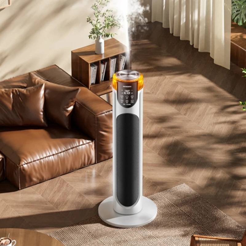 Humidifying Flame Fan Heaters Adjustable Temperature Graphene Heating Energy Saving Power Saving Bathroom Living Room Warmer