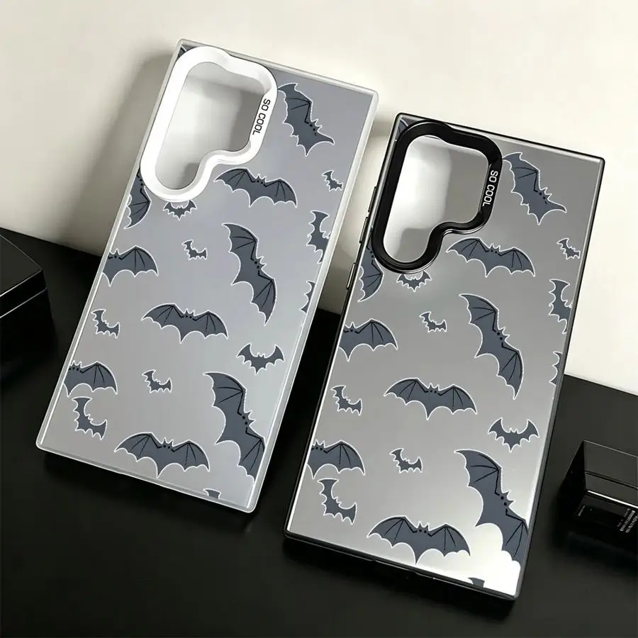 Bat Art Gothic Case for Samsung Galaxy S26 S23 Ultra S24 FE S22 S23 S20 Plus S21 Note 20 Ultra S25 Edge Phone Cover