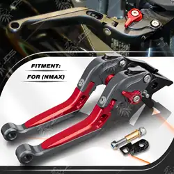 For Yamaha NMAX 160/155/125 2015-Present Parking Brake Lever Set Folding Handle Levers with Parking Lock Stopper Accessories