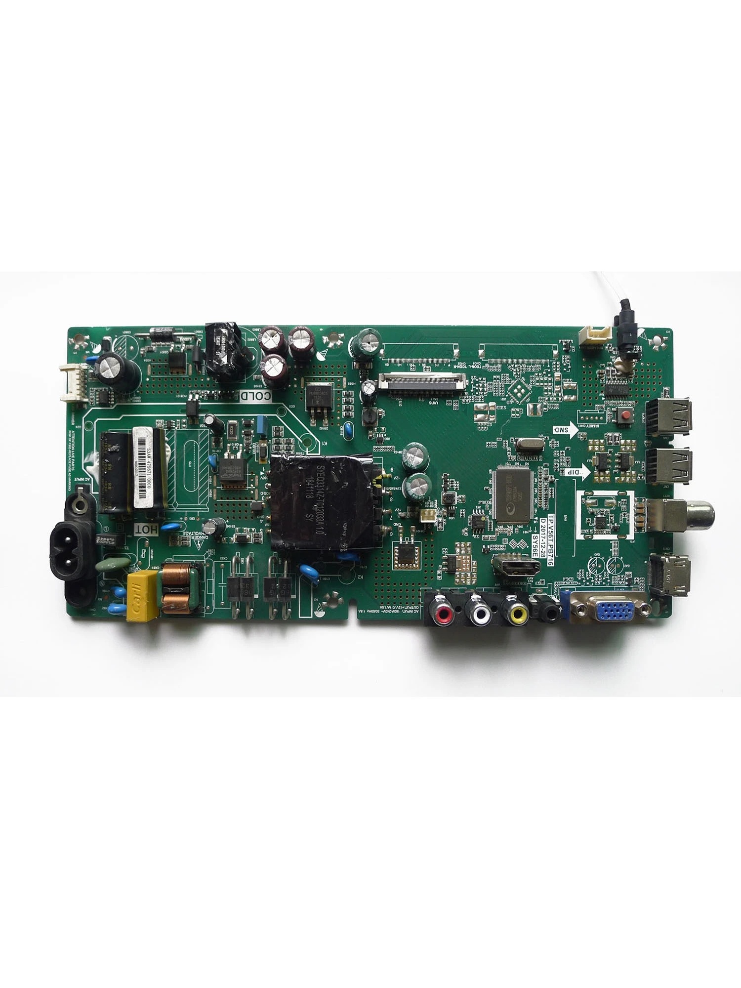 32E381S 32E361S TP.VST69T.PB733 RDL320HY BG0-000 test ok circuit board motherboard