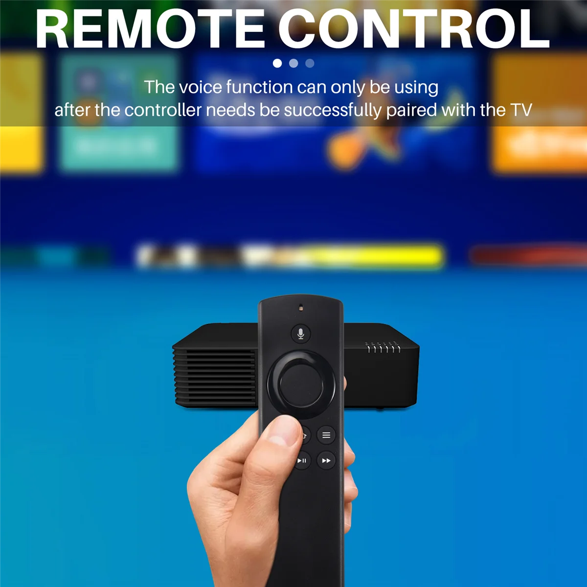 A52TVoice Remote Control DR49WK B PE59CV Replacement 2Nd Gen Remote for Amazon Fire TV Box, Amazon Fire TV, Fire TV Stick